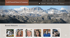 Desktop Screenshot of covillfuneralhome.com